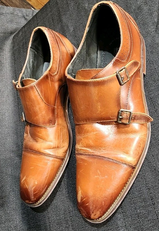 SAOLA Scarpe eleganti Stacy Adams uomo 13 M Bayne Oxford pelle marrone stringate 25347 221
