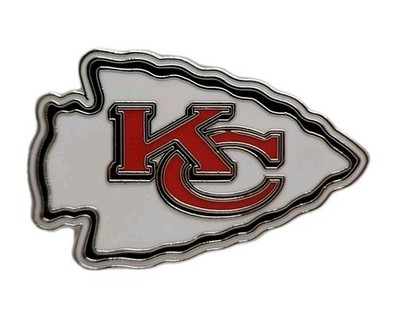 Kansas City Chiefs NFL Logo Pin   Arrowhead Red White Football Collectible