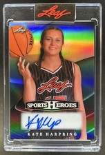 2026 Leaf Sports Heros Kate Harpring Auto Prismatic Silver #/9