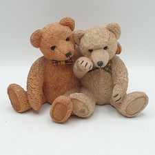 Beau Bears by Goebel ALBERT & ALICE Resin Figurine Paw Prints Hand Painted Decor