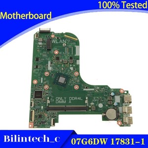 FOR   Inspiron 15 3573 14 3473 Laptop Motherboard N4000 7G6DW 07G6DW 17831-1 #qo