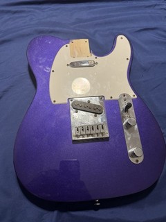 Danish Pete Squier Bullet Telecaster Body Metallic Purple Used