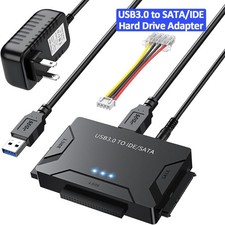 USB 3.0 To IDE/SATA Converter Adapter Kit For 2.5"/3.5" SATA/IDE/SSD Hard Drive