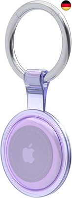 Cadorabo Schlüsselanhänger und Hülle kompatibel mit Airtag in der Farbe Lila - G