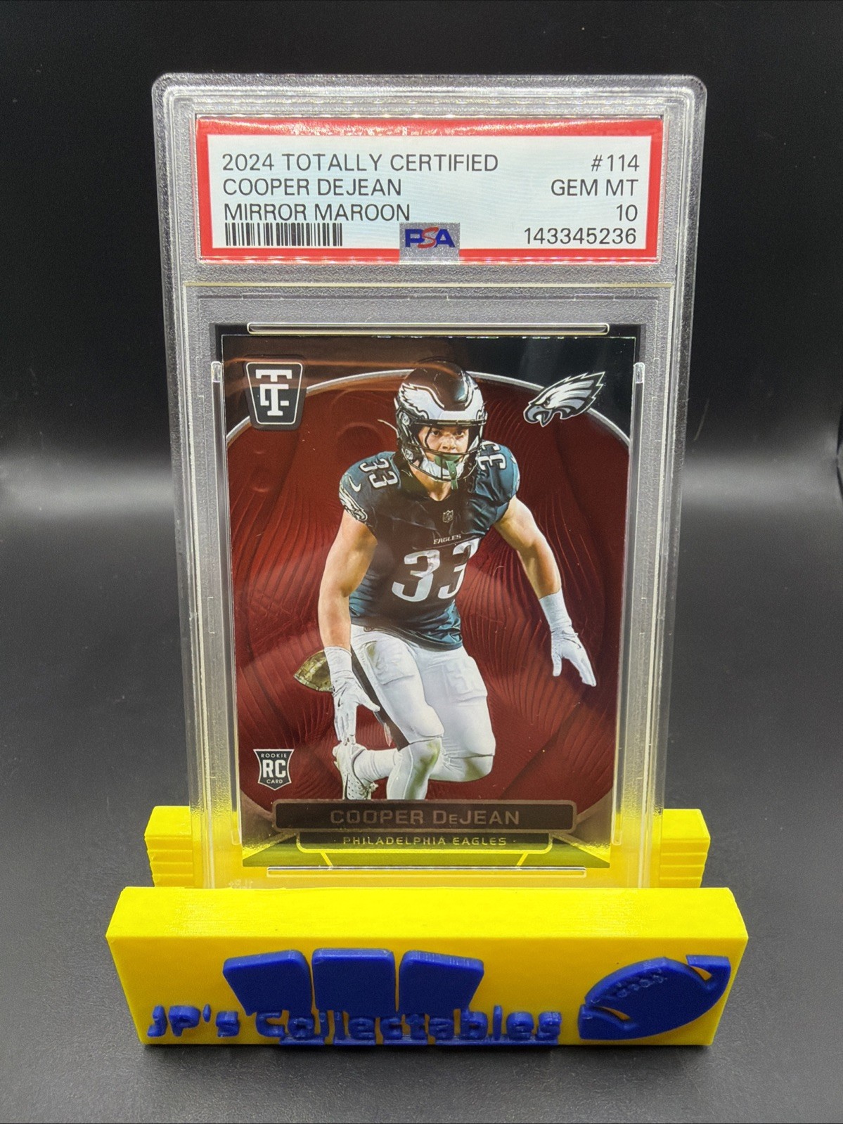 Cooper DeJean Panini Totally Certified #114 Maroon Mirror