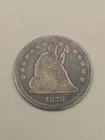1878-CC Seated Liberty Quarter 25c - Carson City Mint