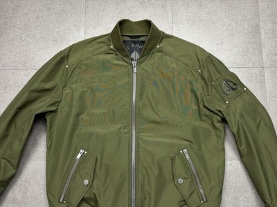 100%ORIGINAL MOOSE KNUCKLES CANADA BOMBER JACKE GR.S LOGO GRÜN