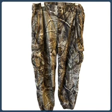 Hunting Scent Blocker Men's Outfitter Waterproof Camo Cargo Pocket Pants Sz. 2X