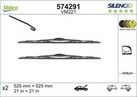 Wischblatt Scheibenwischer Silencio Conventional SET Valeo 574291 FüR Skoda VW 1