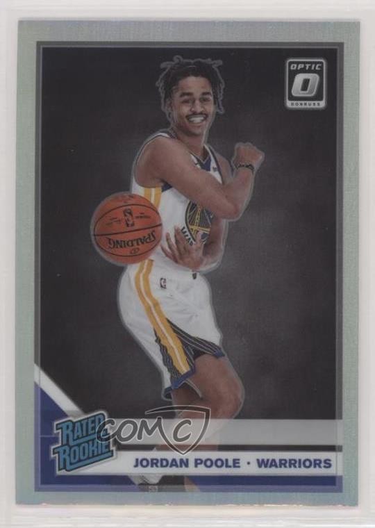 2019-20 Panini Donruss Optic Rated Rookie Holo Prizm Jordan Poole #169 u2t