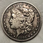 1901-S Morgan Silver Dollar