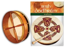 Waltons 8" Bodhran with beater - Kilkenny Cross