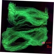 Glow in The Dark Spider Web Halloween Fake Spider Web White Stretch Spider