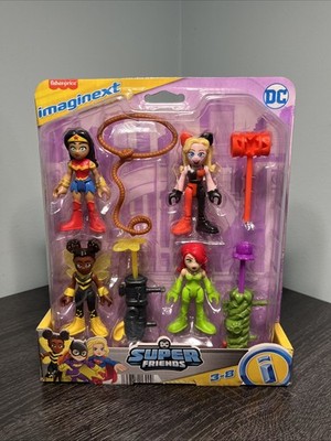 Imaginext Super Friends Rivals: WONDER WOMAN/BUMBLEBEE/POISEN IVY/HARLEY QUINN