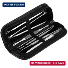 Acne Needle Blackhead Remover Pimple Blemish Comedone Extractor Tweezer Tool Kit