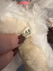 Hamanaka Japan Stuffed Animal Plush Dog White/Gray w/ Bell Collar — photo 7