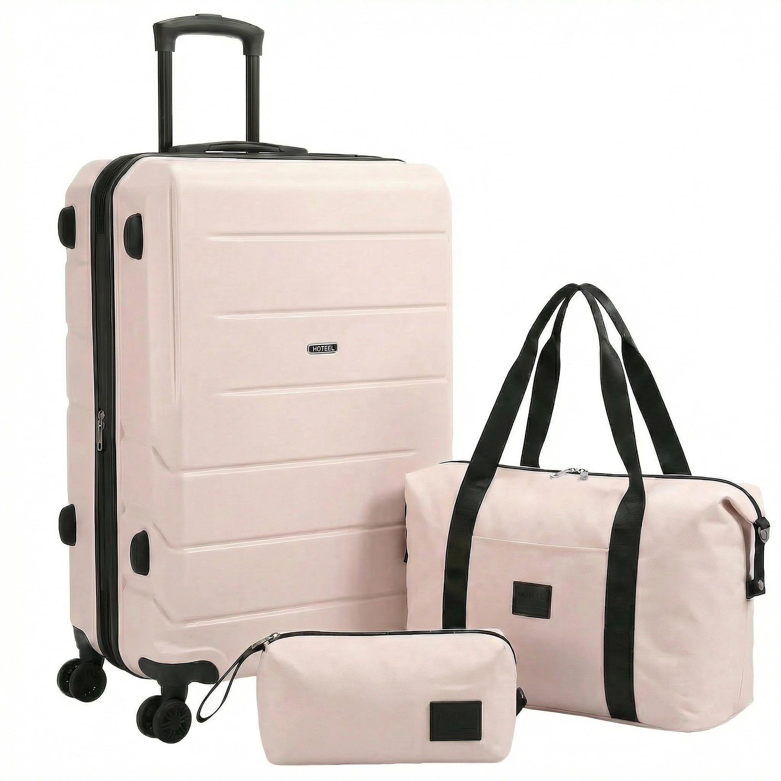 Sets 3 Piece, 4-yr , Pc+abs Hard Shell Expandable Suitcases 