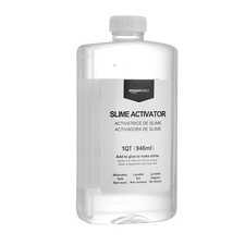Amazon Basics Slime Activator Solution 1 QT (946ml), Baking 1 QT, Transparent 