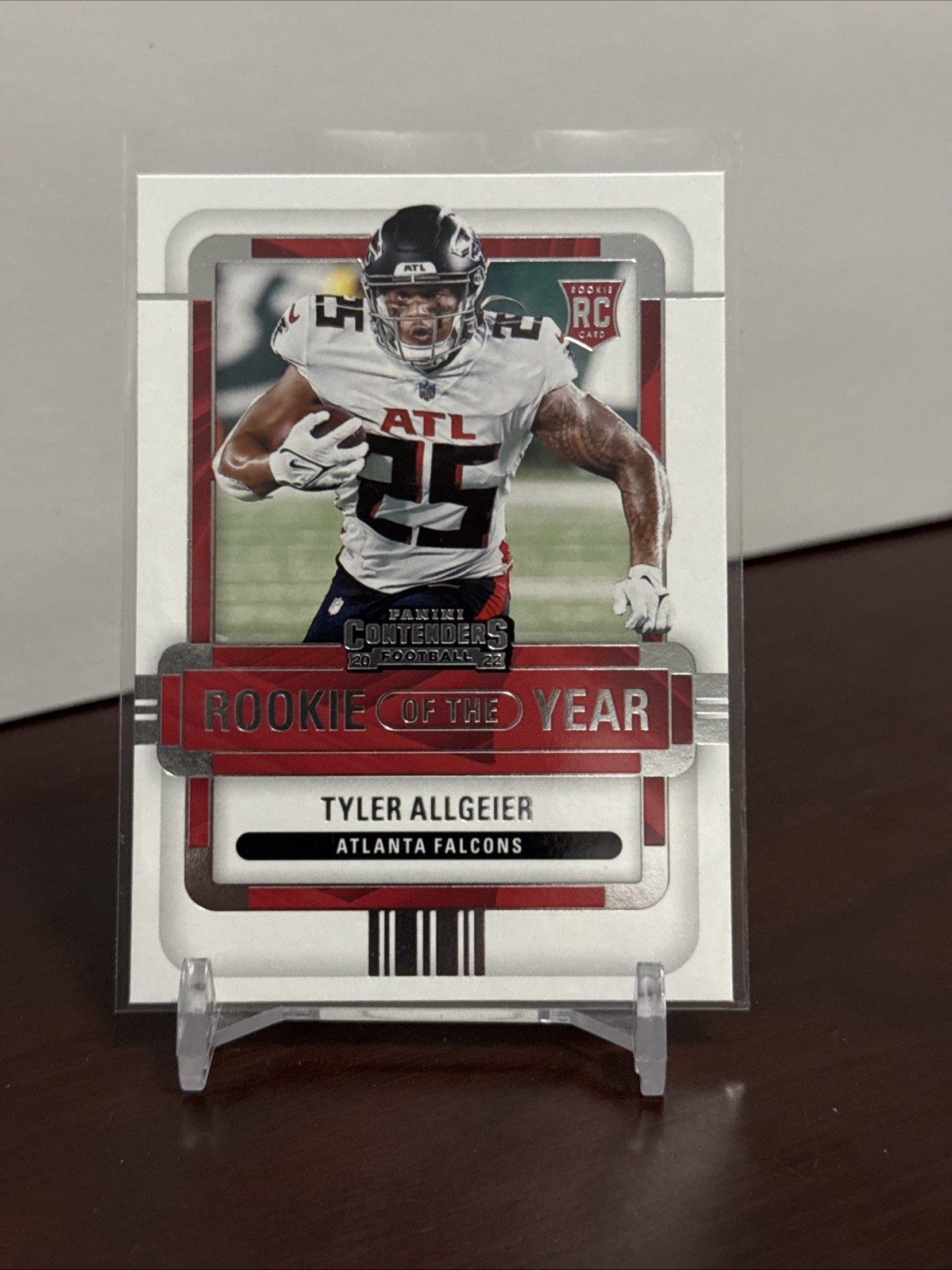 2022 Panini Contenders Football Tyler Allgeier Rookie Of The Year RC Falcons