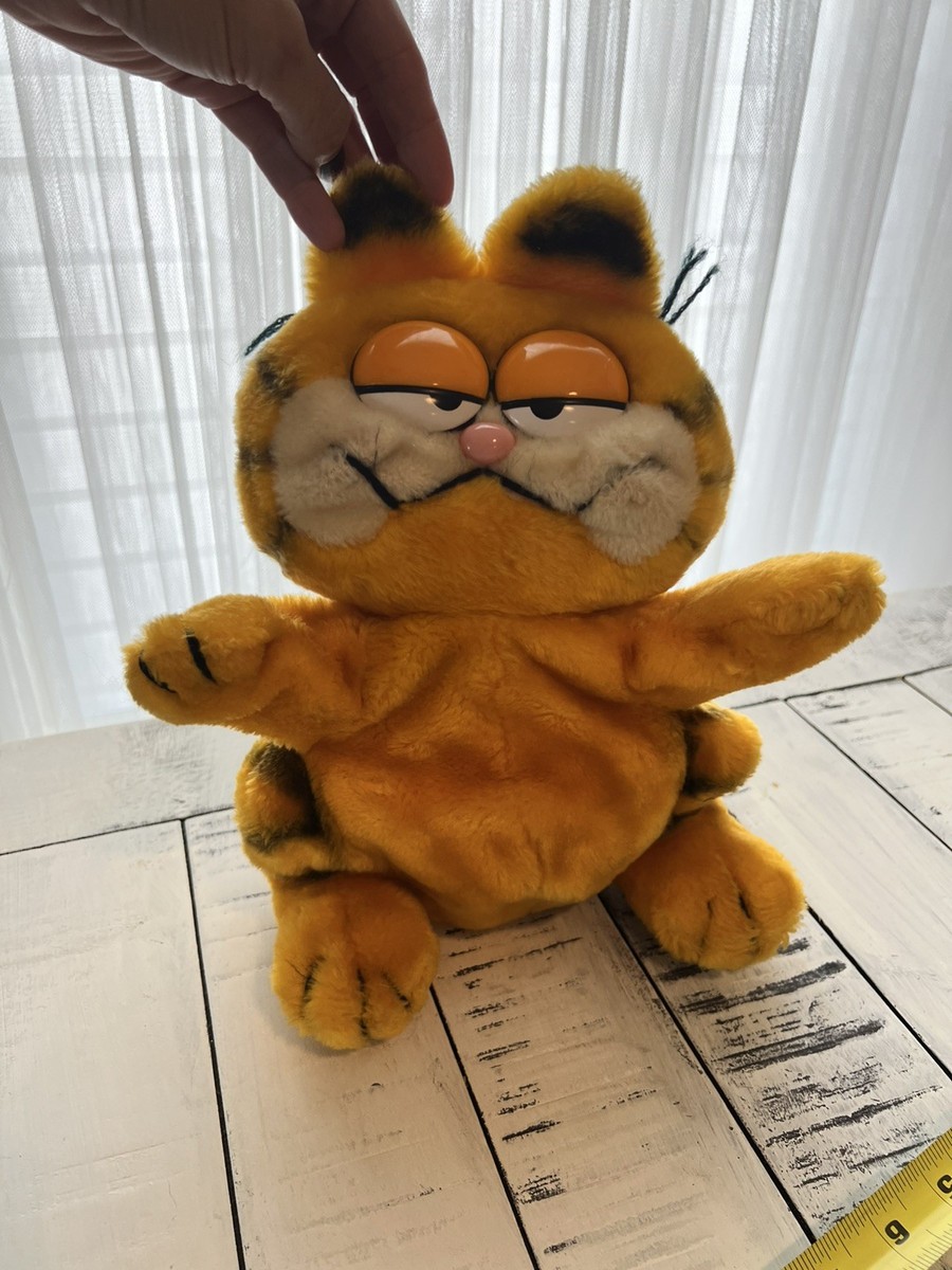 Vintage Garfield Plush Full Body Hand Puppet 80s 1980s 12