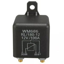 12V 100Amp 4-Pin Heavy Duty ON/OFF Switch Split Charge Relay For Auto Boat Van