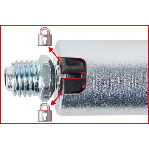 KS Tools Quick-Lock Quick Coupling for Grease Guns, 1/8" 980.1108 Grease Nipple - Picture 3 of 10