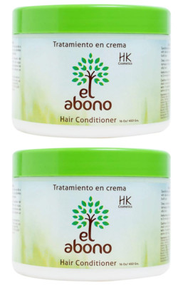 El Abono Hair Deep Conditioning Treatment 16 oz Each (2 Pack)