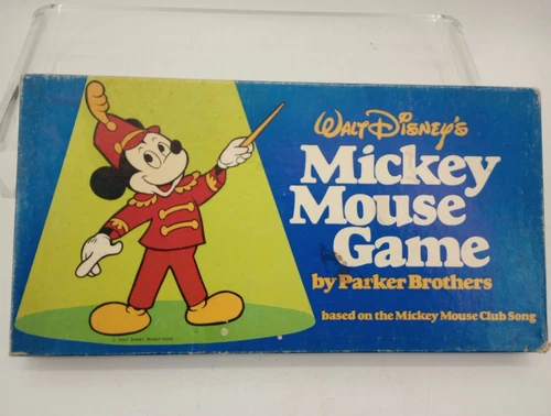 Vintage 1976 Walt Disney's Mickey Mouse Board Game Parker Brothers Complete