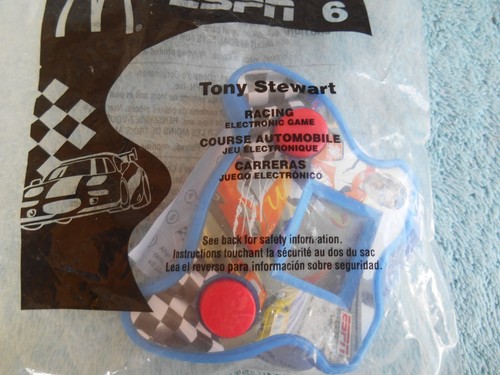 McDonald's NEW ESPN TONY STEWART RACING Electronic Game Happy Meal Toy #6 2004 - Picture 2 of 4