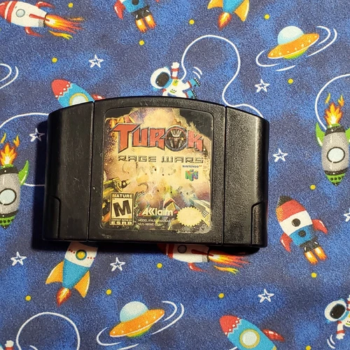 Turok Rage Wars - Authentic N64 Nintendo 64 Game - Tested & Working
