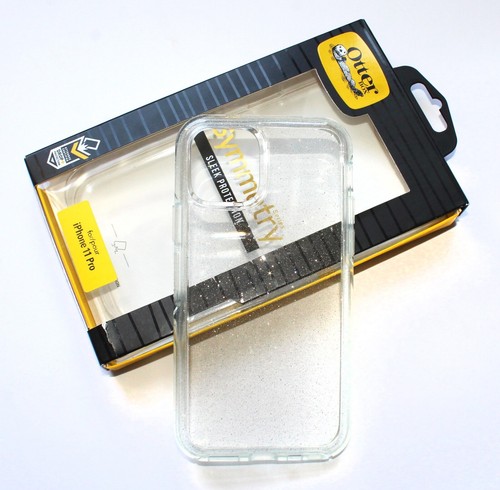 NIB OtterBox Symmetry Series Sleek Protection Clear Glitter iPhone 11 Pro Case - Picture 2 of 3