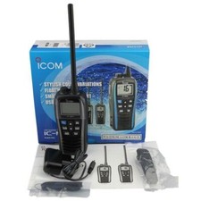 IC-M25 5W Radio Marina Portatile VHF Portatile LCD Leggero Impermeabile/UK NUOVO