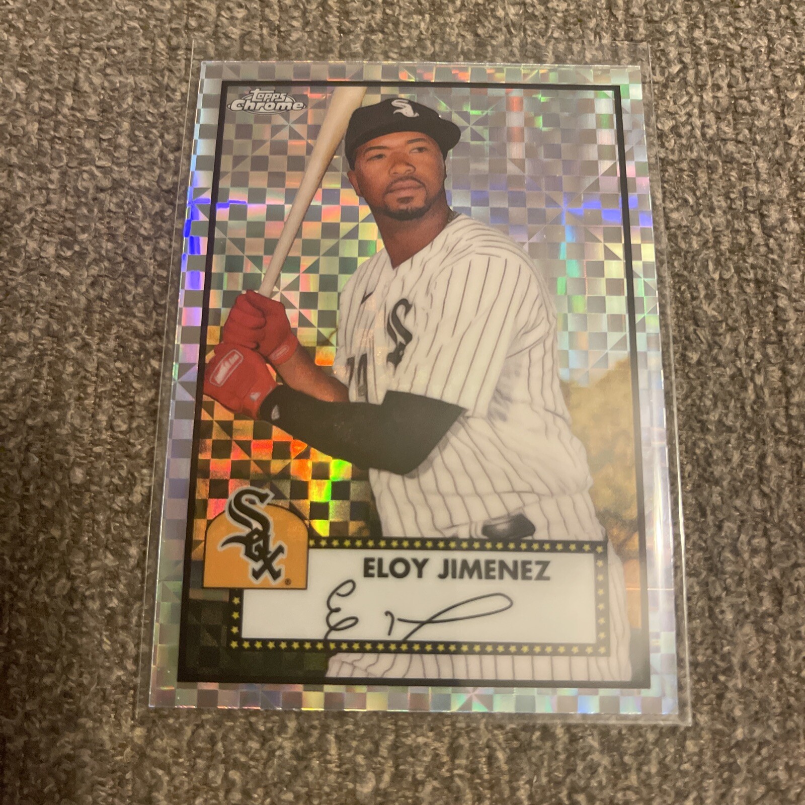 Eloy Jimenez #159 2021 Topps Chrome Platinum X-Fractor Refractor SP