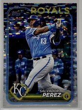 2024 Topps Series 1 Salvador Perez Silver Patterned Foilboard Super Box #24
