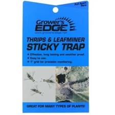 Grower's Edge Thrips & Leafminer Sticky Trap / 5 pack  3 Sets so 15 traps