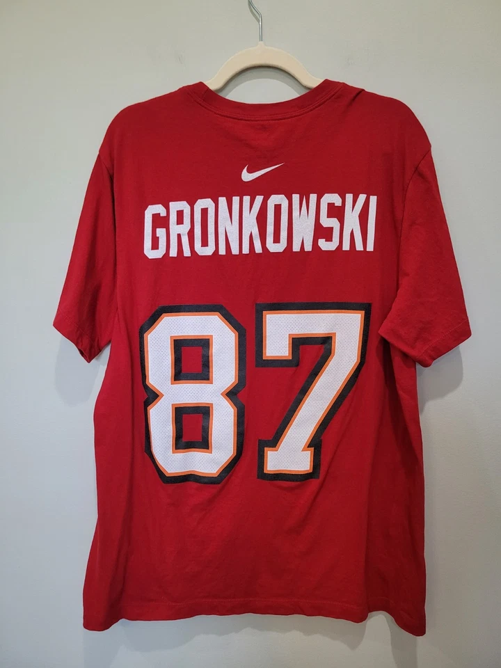 Camiseta Nike Tampa Bay Buccaneers Super Bowl LIV Gronkowski Grande Foto 3 de 4