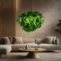 Pendelleuchte Pendellampe HäNgeleuchte 4 Flammig Wohnzimmerleuchte GrüN H 150 Cm