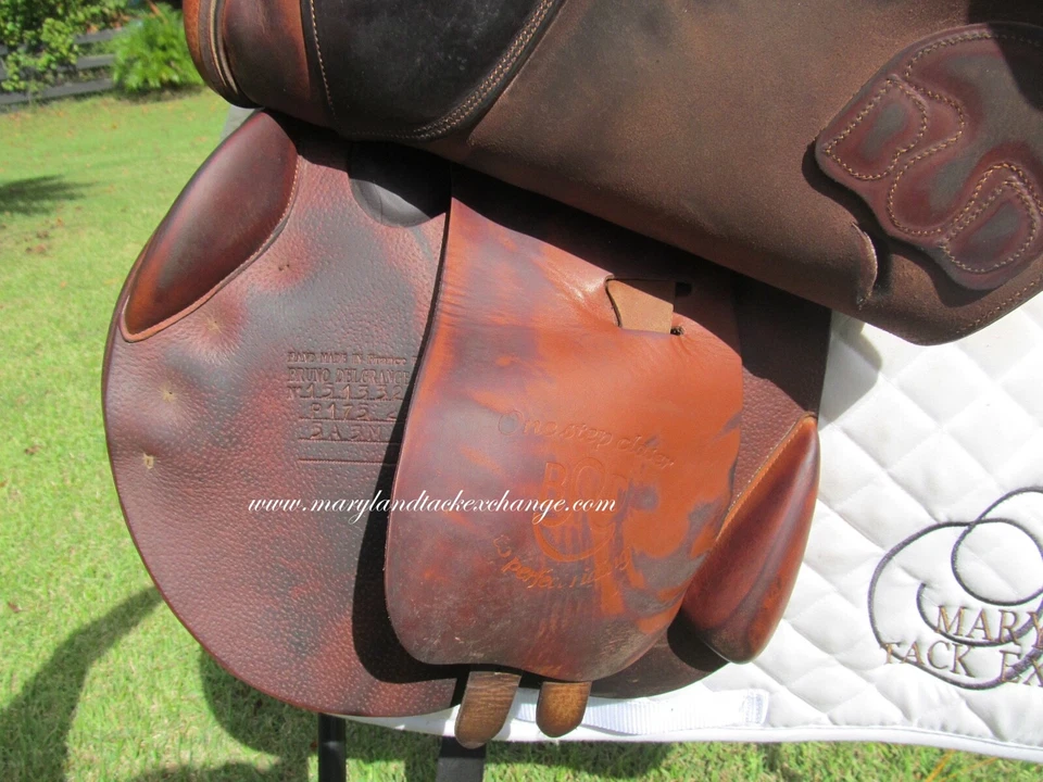 17.5" BRUNO DELGRANGE PARTITION sillín de salto contacto cercano 5A FLAPS-MODELO 2015 Foto 4 de 4