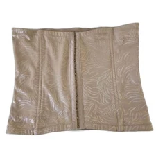 Maidenform Waist Cincher Shapewear Beige Stretch Womans Large Hook and Eye 