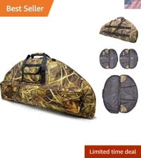 Lightweight Compound Bow Case with Arrow Pocket - Padded Protection and Style