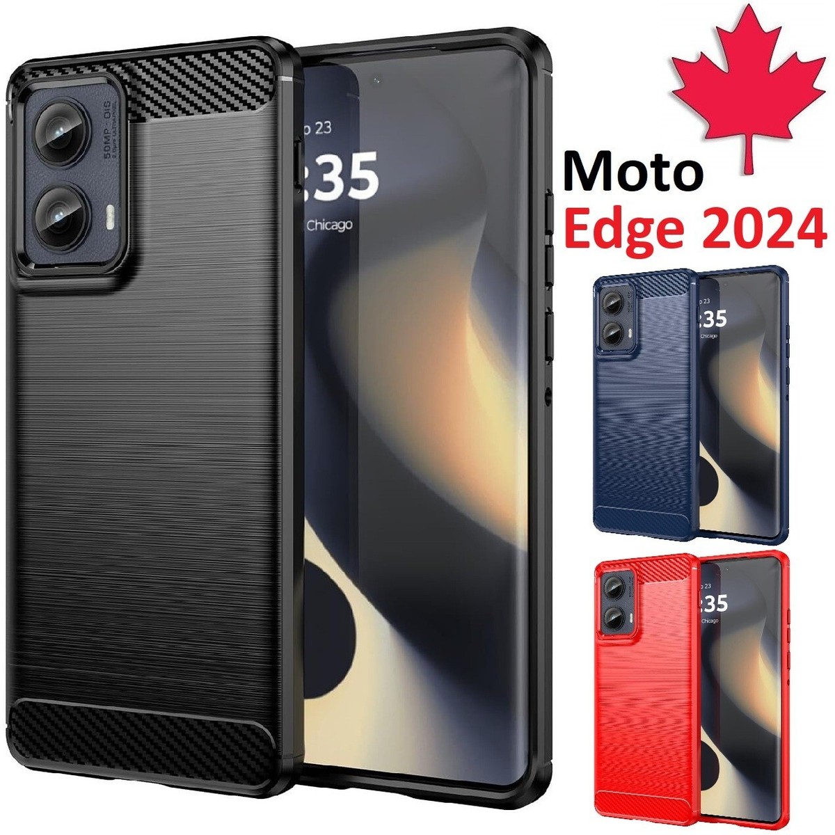 For Motorola Moto Edge 2024 Case Poetic Built-in Screen Shockproof Bumper Cover For Motorola Moto Edge 2024 Case Poetic Built-in Screen Shockproof Bumper Cover