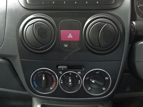 Per Peugeot Bipper 2007- Alluminio Anello Ventilazione Anelli Cromati 3 pezzi - Picture 8 of 8