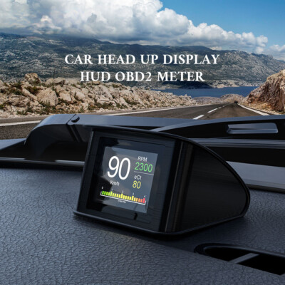 P10 Car OBD2 Head Up Display HUD On Board Computer Digital Speedometer