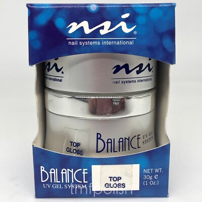 New Nail Systems NSI Balance UV Gel - Top Gloss