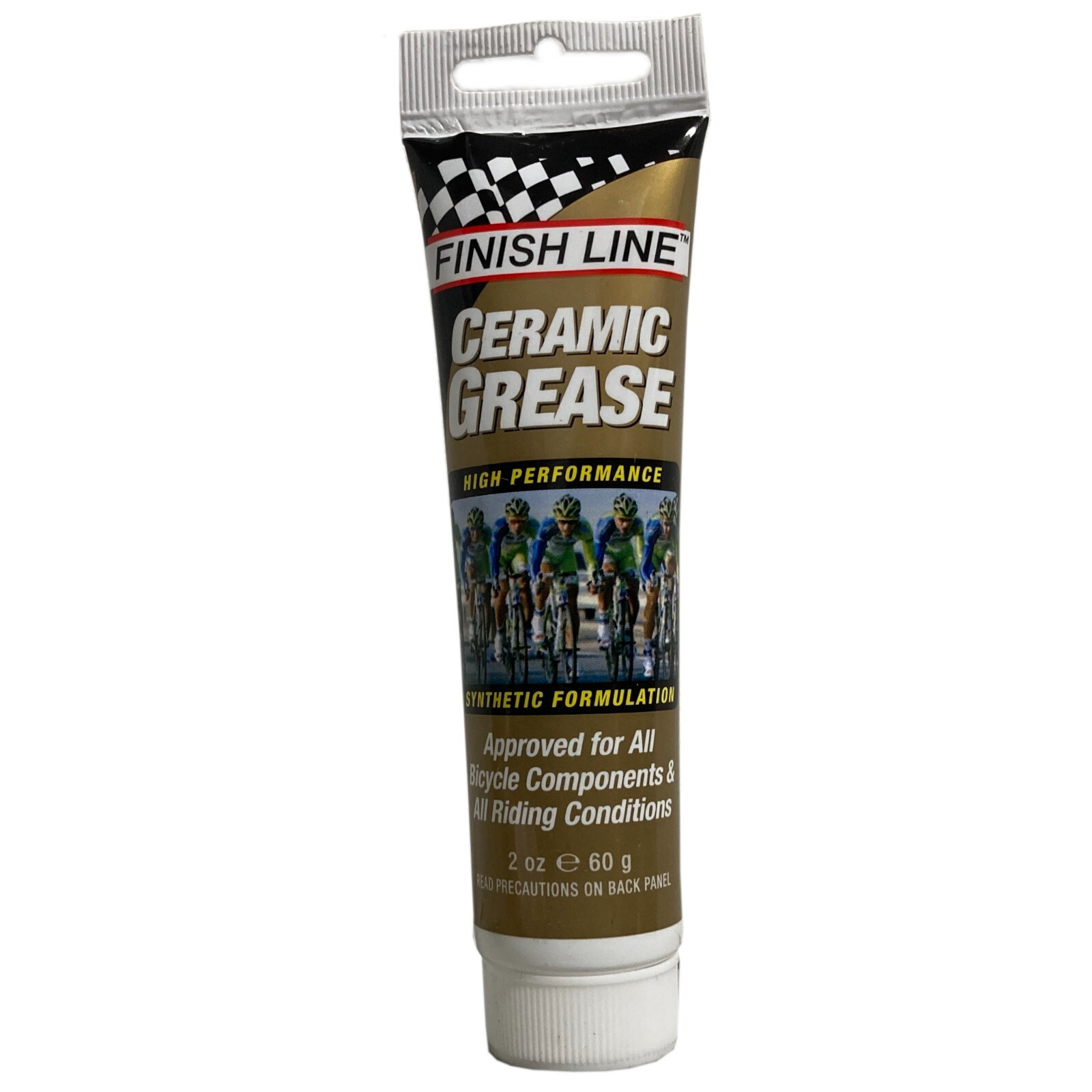 Finish Line Ceramic Grease Bike Lube Size 2oz Ounce Lasts Longer Runs Smoother