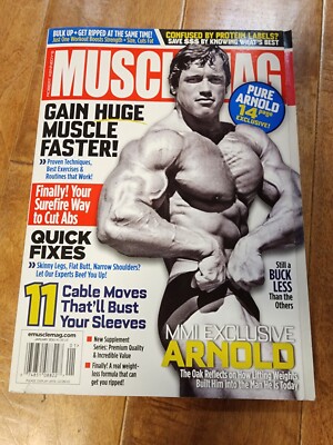 Arnold Schwarzenegger Muscle Mag emusclemag January 2011
