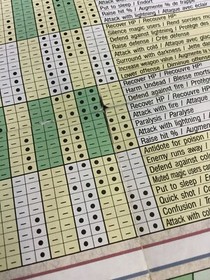 Final Fantasy (NES, 1990) - Dungeon Map Only - Insert