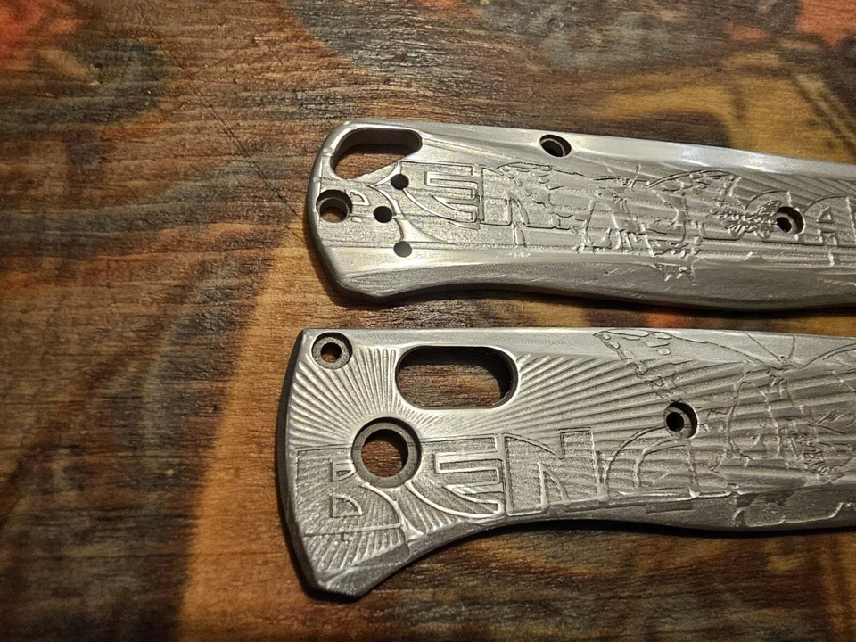 Básculas de aluminio aeroespacial de alto grado personalizadas Bugout 535 Benchmade 7000 Foto 3 de 4