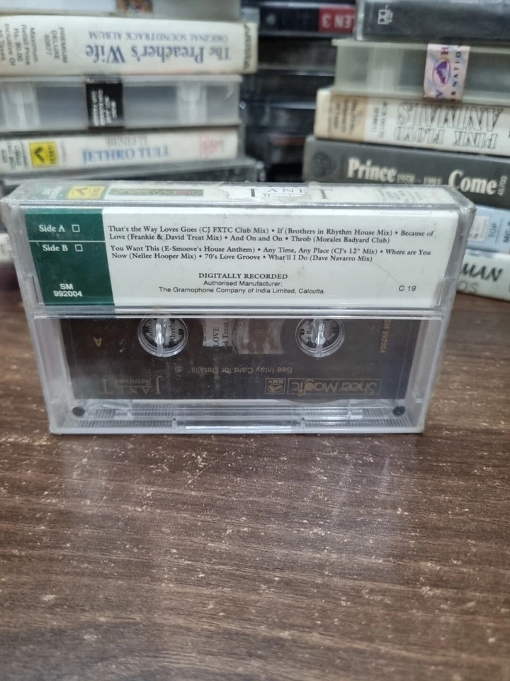 Janet Remixed INDIA CASSETTE SHEER MAGIC HMV Mint - Image 4 of 4