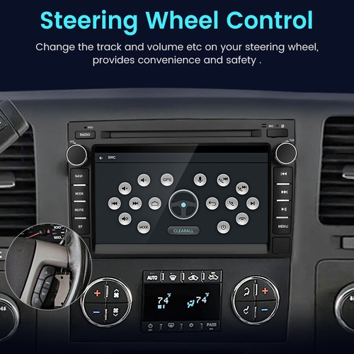 For GMC Yukon Chevy Silverado Sierra Android Car Stereo Radio GPS Nav Wifi 2+64G - Bild 8 von 13
